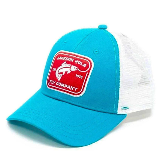 JHFLYCO Low Crown Ball Cap - Rectangle Logo - Hazy Fly Fishing