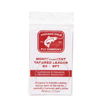 JHFLYCO Monofilament Nylon Tapered Leader - 3 Pack - Hazy Fly Fishing