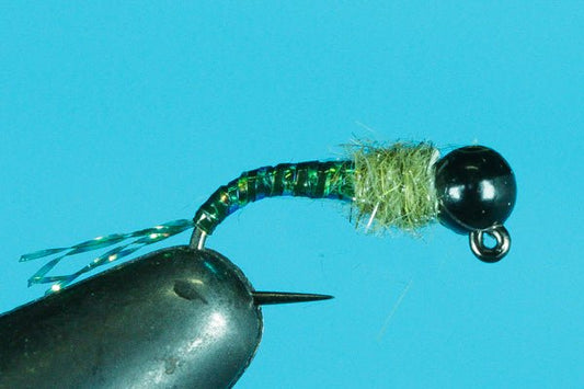 Jigged Caddis Larva - Tungsten (Barbless) - Hazy Fly Fishing