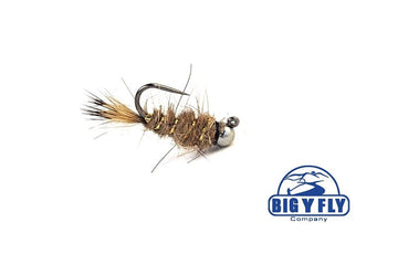 Jigged Fox Halo Squirrel - Tungsten - Hazy Fly Fishing