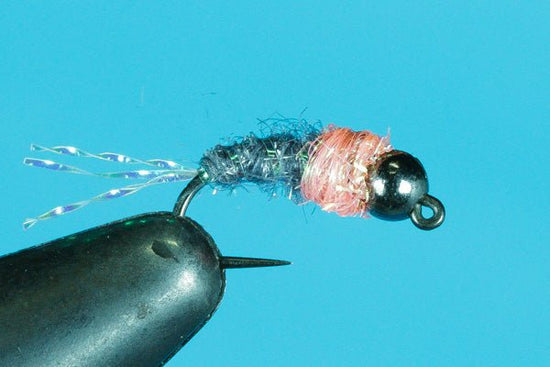 Jigged Grey Squirrel - Tungsten (Barbless) - Hazy Fly Fishing