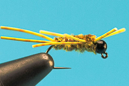 Jiggy Legs Short - Tungsten (Barbless) - Hazy Fly Fishing