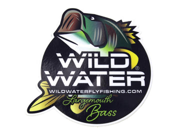 Largemouth Bass Sticker | Wild Water Fly Fishing - Hazy Fly Fishing