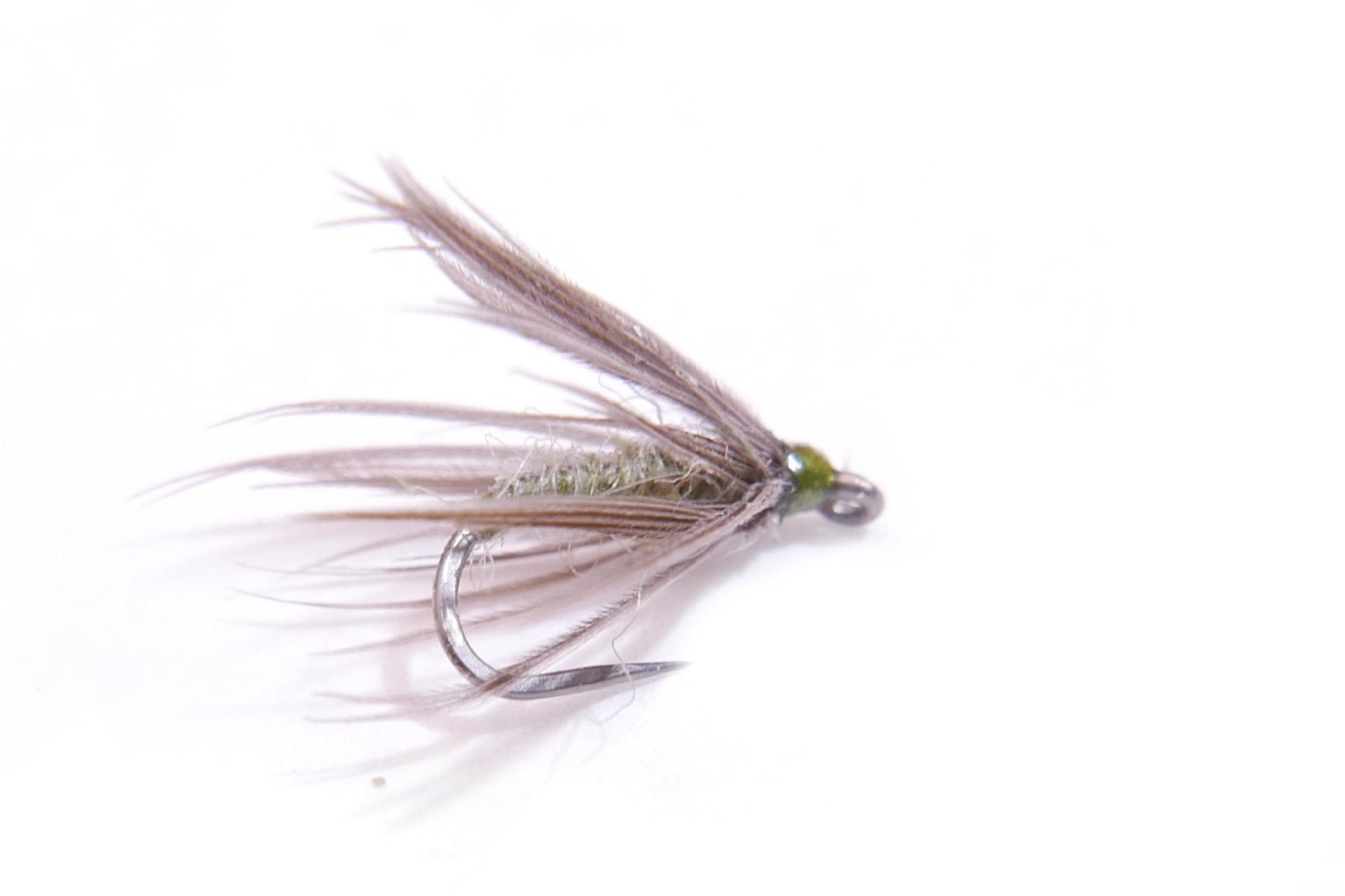 Little Olive Soft Hackle (size 18, 3 flies) - Hazy Fly Fishing