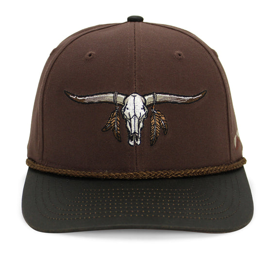 Longhorn 6-Panel Hat with Wax Cloth Visor - Hazy Fly Fishing