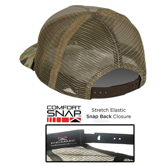 Mallard Drake Pair Old School Camo 5 - Panel Trucker - Hazy Fly Fishing