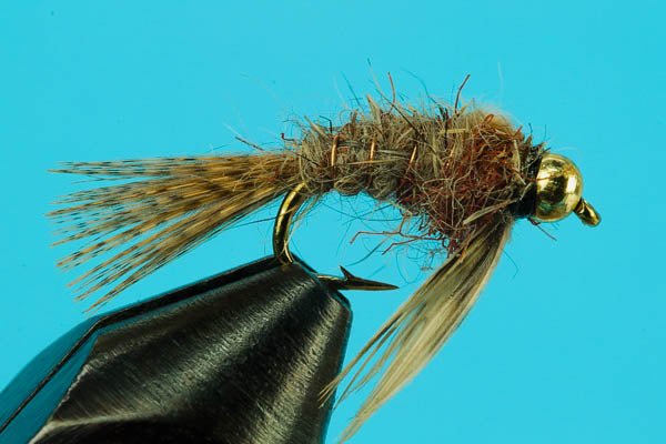 March Brown - Beadhead - Hazy Fly Fishing