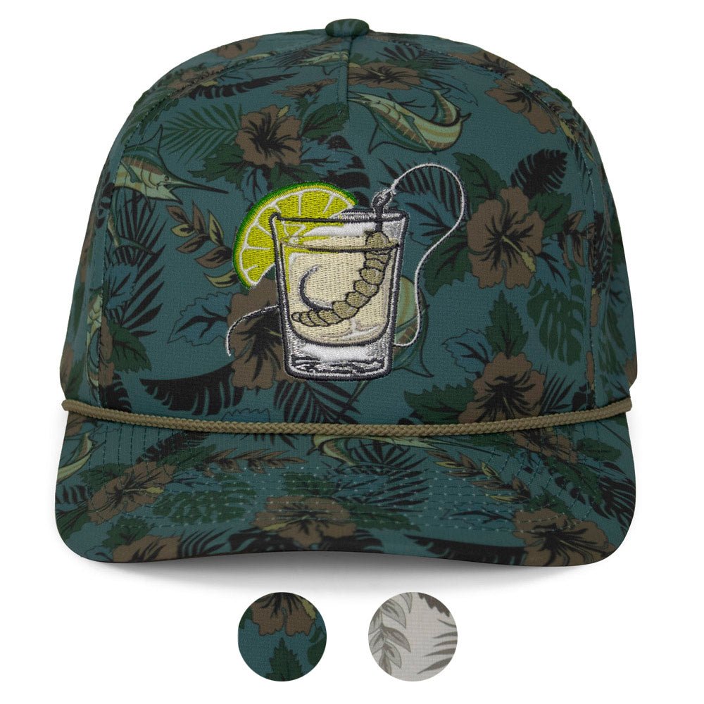 Mezcal Saltwater Fishing Trucker Hat Rope Cap - Hazy Fly Fishing