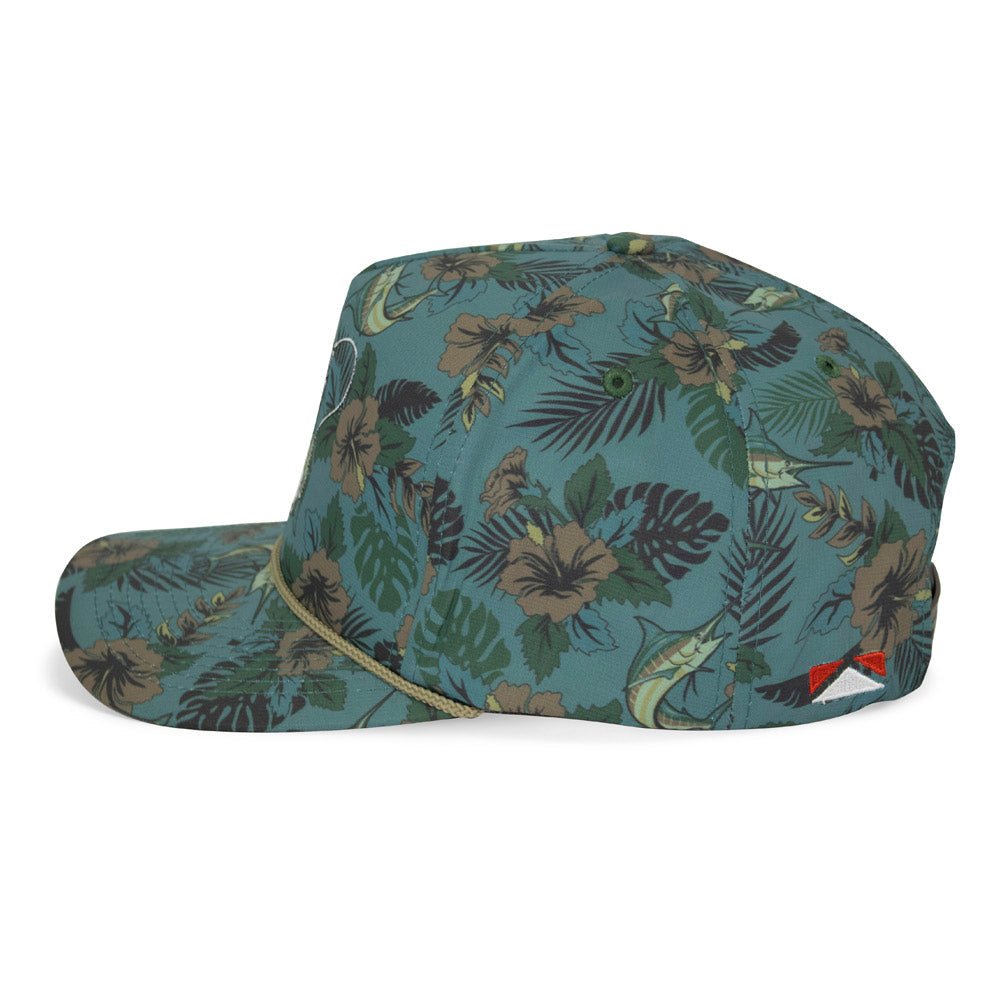 Mezcal Saltwater Fishing Trucker Hat Rope Cap - Hazy Fly Fishing