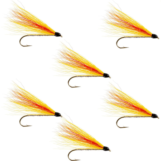 Mickey Finn Classic Streamer Flies - Set of 6 - Hook Size 4 - Hazy Fly Fishing