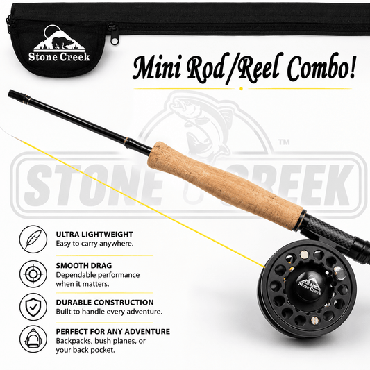 Mini Rod/Reel Outfit - Hazy Fly Fishing