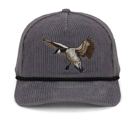 New Canadian Goose Corduroy 5 - Panel Rope Cap - Hazy Fly Fishing