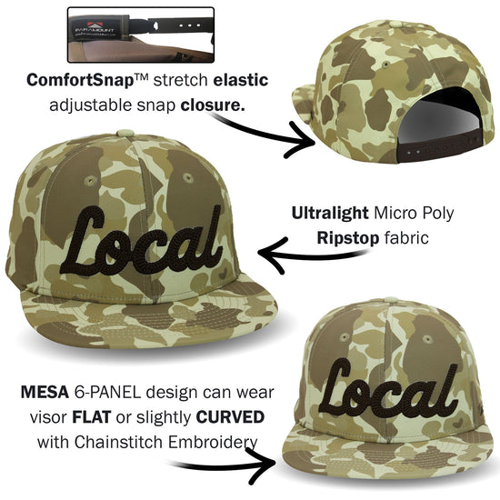 New LOCAL 6 - Panel Mesa Baseball Cap - Hazy Fly Fishing