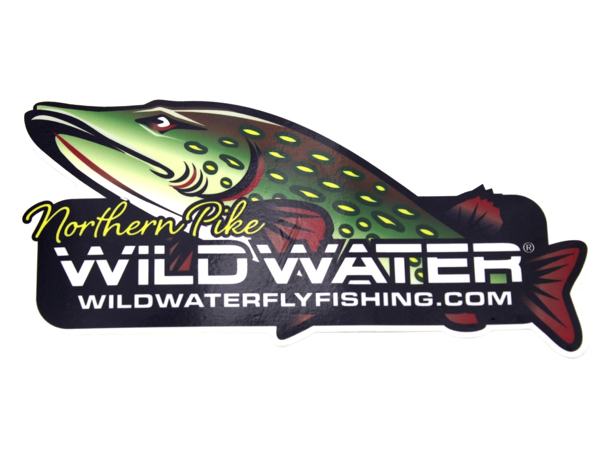 Northern Pike Sticker | Wild Water Fly Fishing - Hazy Fly Fishing