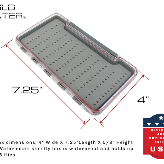 Nymph Fly Assortment, 72 Flies | Low Profile Fly Box | Wild Water Fly Fishing - Hazy Fly Fishing