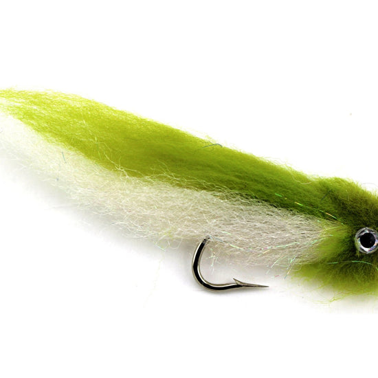 Olive and White EP Fly, size 2/0 | Qty. 2 | Wild Water Fly Fishing - Hazy Fly Fishing