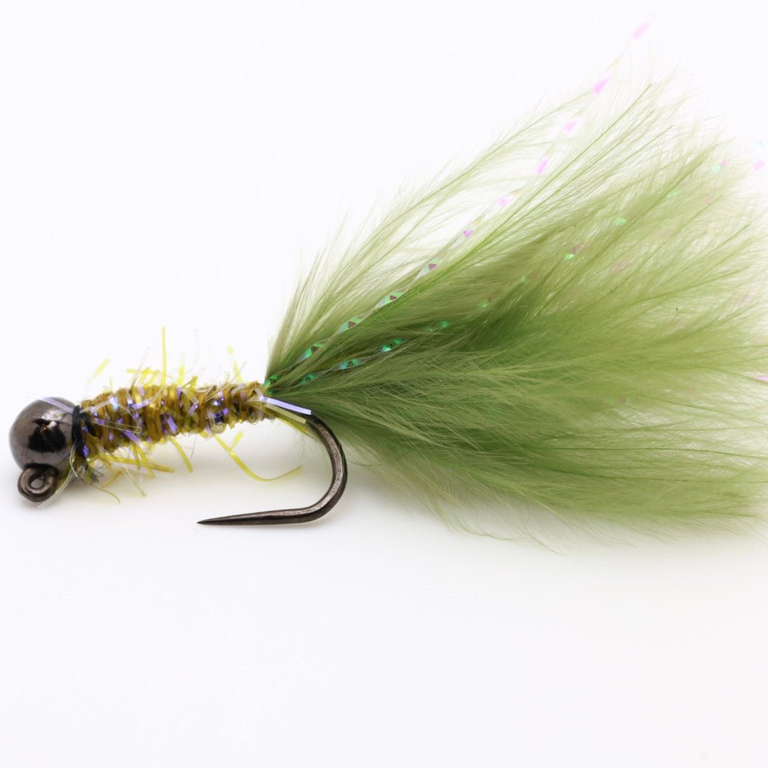 Olive Crystal Bugger - Hazy Fly Fishing