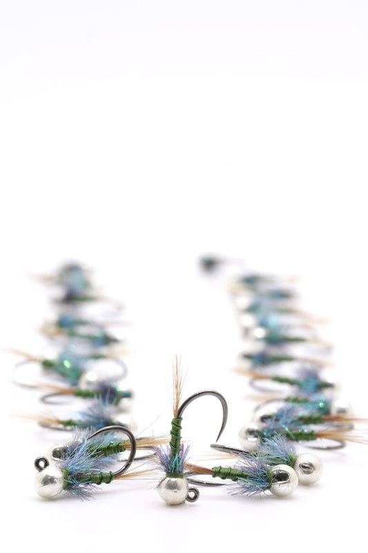 Olive Ice Tinsel Nymph - Hazy Fly Fishing