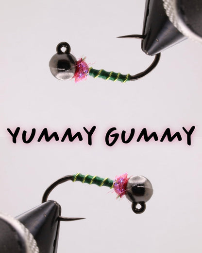 Olive & Pink Yummy Gummy - Hazy Fly Fishing