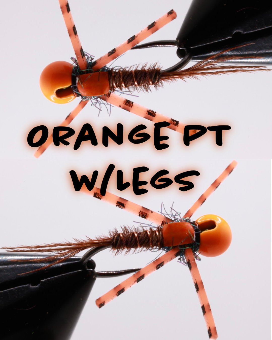 Orange Pheasant Tail w/ Leg - Hazy Fly Fishing