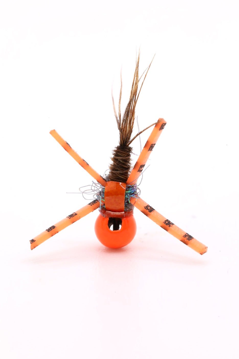 Orange Pheasant Tail w/ Leg - Hazy Fly Fishing