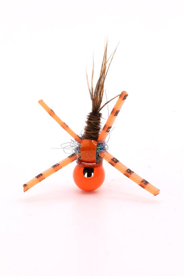 Orange Pheasant Tail w/ Leg - Hazy Fly Fishing