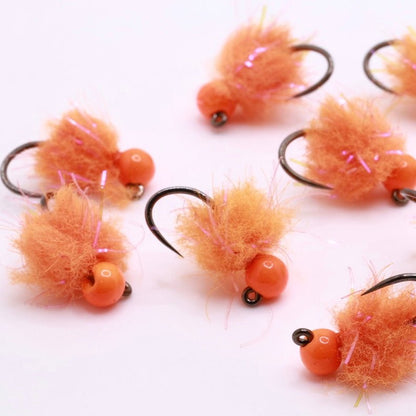 Orange Slush BH Egg - Hazy Fly Fishing