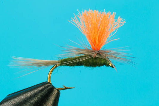 Parachute Blue Wing Olive Hi Vis - Hazy Fly Fishing