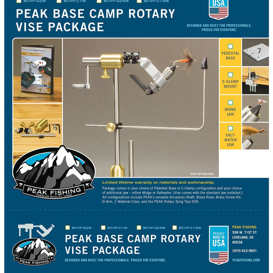 Peak Base Camp Vise Package - Hazy Fly Fishing