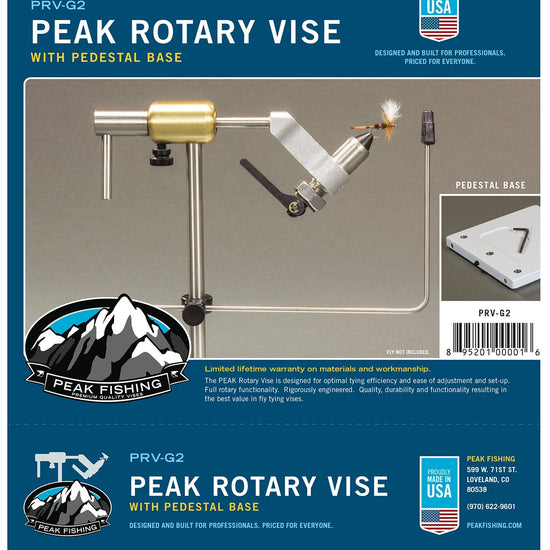 PEAK Rotary Vise - Hazy Fly Fishing