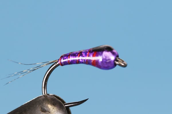 Perdigon Flash Nymph - Tungsten (Barbless) - Hazy Fly Fishing