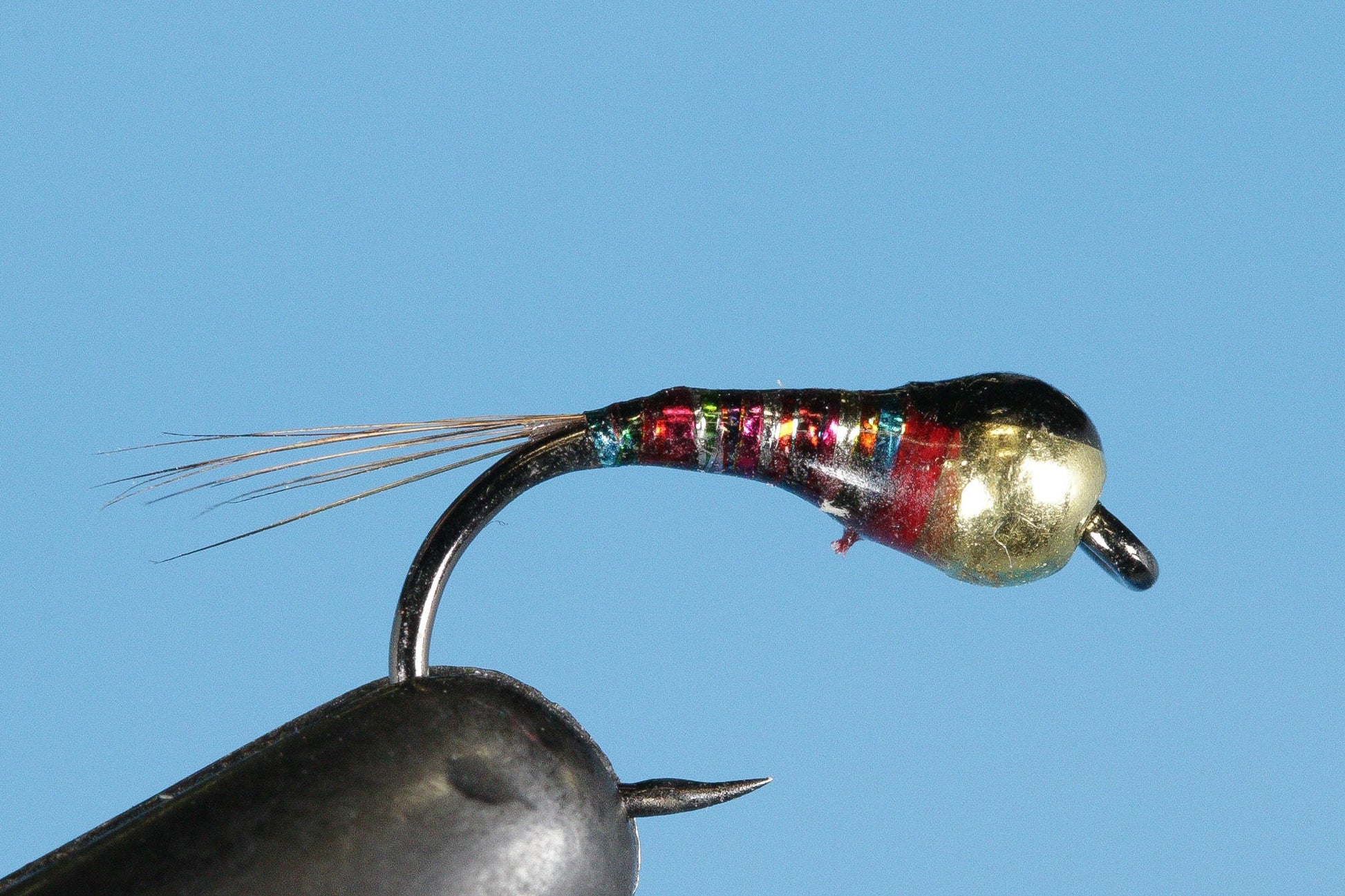 Perdigon Flash Nymph - Tungsten (Barbless) - Hazy Fly Fishing