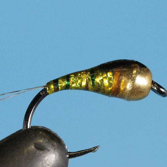Perdigon Flash Nymph - Tungsten (Barbless) - Hazy Fly Fishing