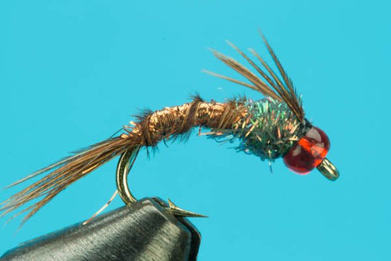 Phlaming Pheasant Tail - Beadhead - Hazy Fly Fishing