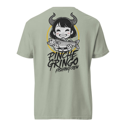 Pinche Gringo Fishing Crew Demon Fisher Anime Shirt - Hazy Fly Fishing