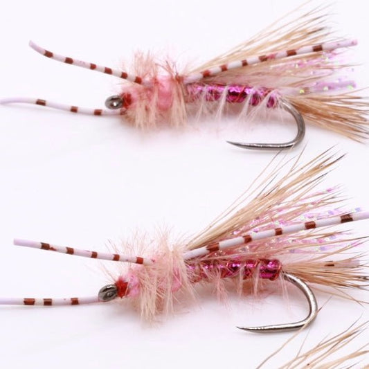 Pink Ostrich Stimulator - Hazy Fly Fishing