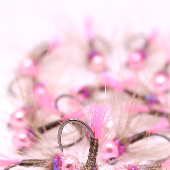 Pink Peacock Quill CDC - Hazy Fly Fishing