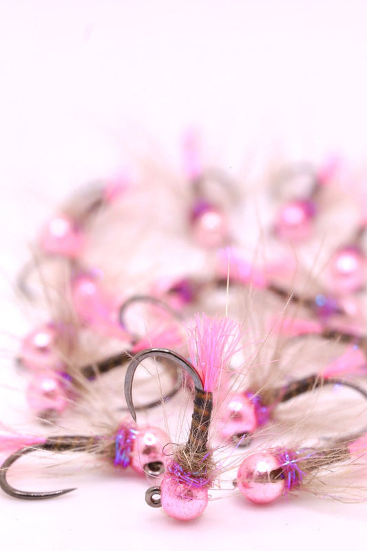 Pink Peacock Quill CDC - Hazy Fly Fishing