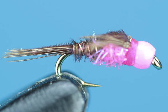 Pink Pheasant Tail - Beadhead - Hazy Fly Fishing