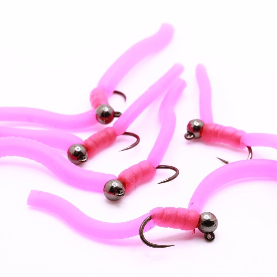 Pink Squirmy Wormy - Hazy Fly Fishing