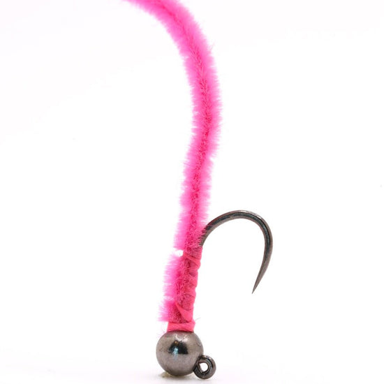 Pink Worm - Hazy Fly Fishing