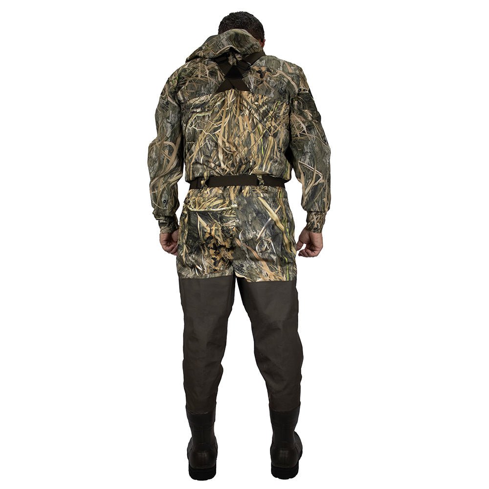 PINNACLE Zippered Breathable Camo Wader 1200g - Hazy Fly Fishing