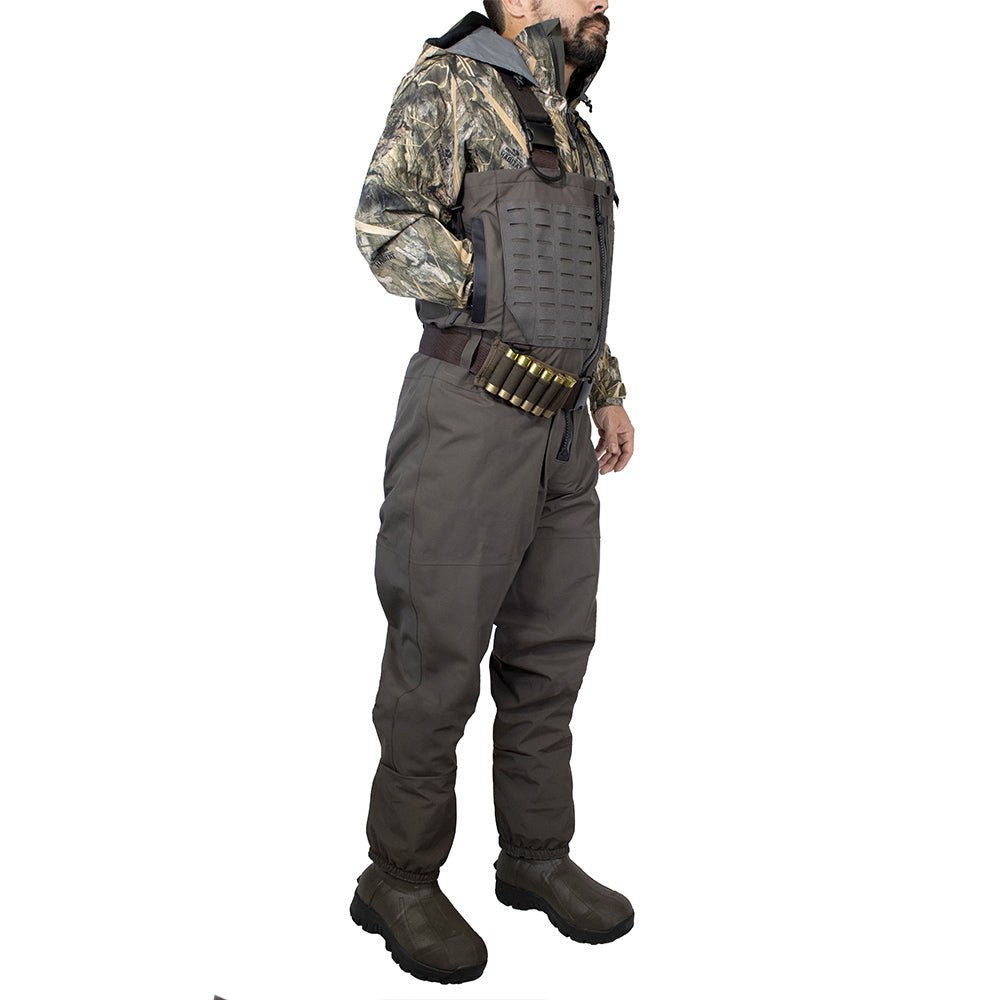 PINNACLE Zippered Breathable Camo Wader 1200g - Hazy Fly Fishing