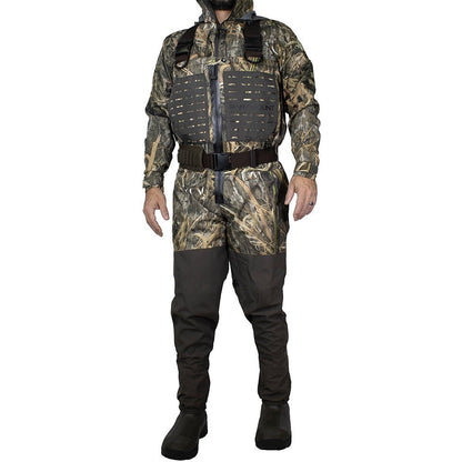 PINNACLE Zippered Breathable Camo Wader 1200g - Hazy Fly Fishing