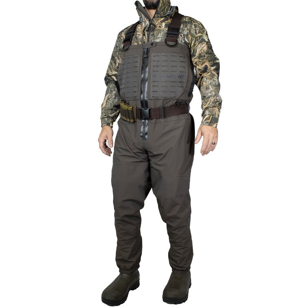 PINNACLE Zippered Breathable Camo Wader 1200g - Hazy Fly Fishing