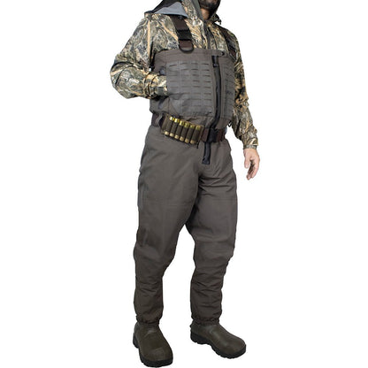 PINNACLE Zippered Breathable Camo Wader 1200g - Hazy Fly Fishing