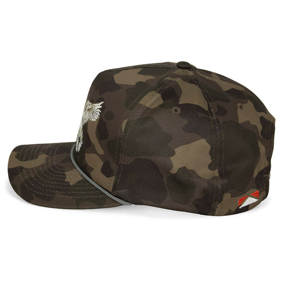 Pintail Trucker Hat Old School Dark Camo 5 - Panel - Hazy Fly Fishing