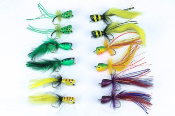 Popper Assortment - 12 Flies 41 - Hazy Fly Fishing