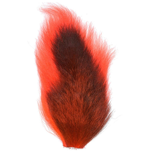Pro Grade Medium Bucktails Master Pack - 3 Colors - Black Red Orange Tube Fly Streamer Deer Tail Hair - Hazy Fly Fishing