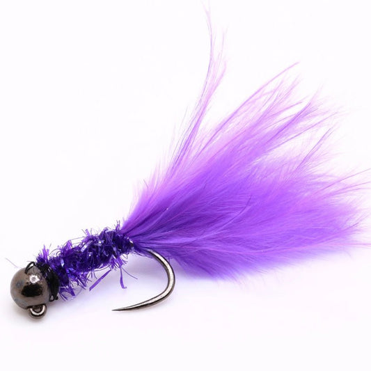 Purple Crystal Bugger - Hazy Fly Fishing